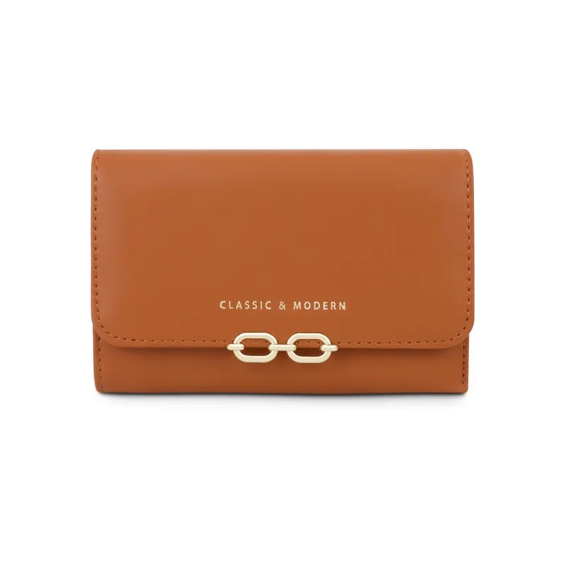 सर्वश्रेष्ठ ब्रांडेड महिलाओं का अल्ट्रा थिन ट्राइफोल्ड कार्ड धारक वॉलेट